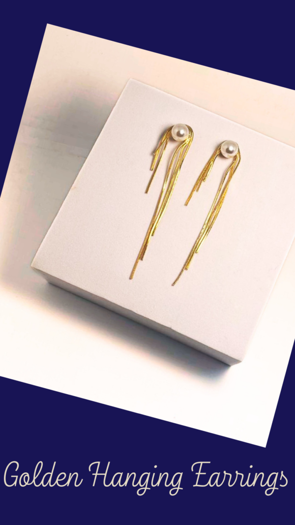 Hanging Earrings Golden