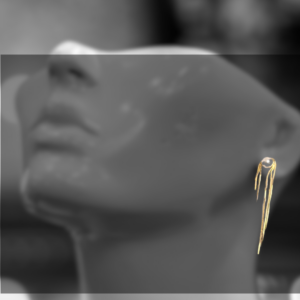 Golden and Pearl Earrings