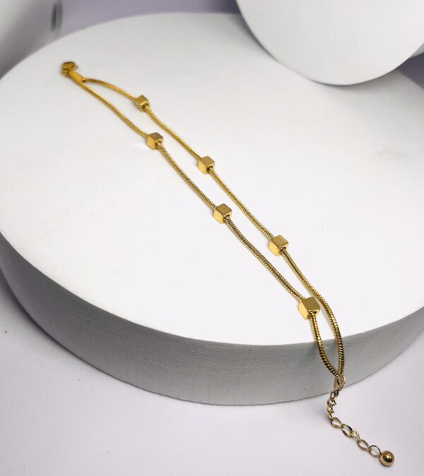 Gold plated bracelet