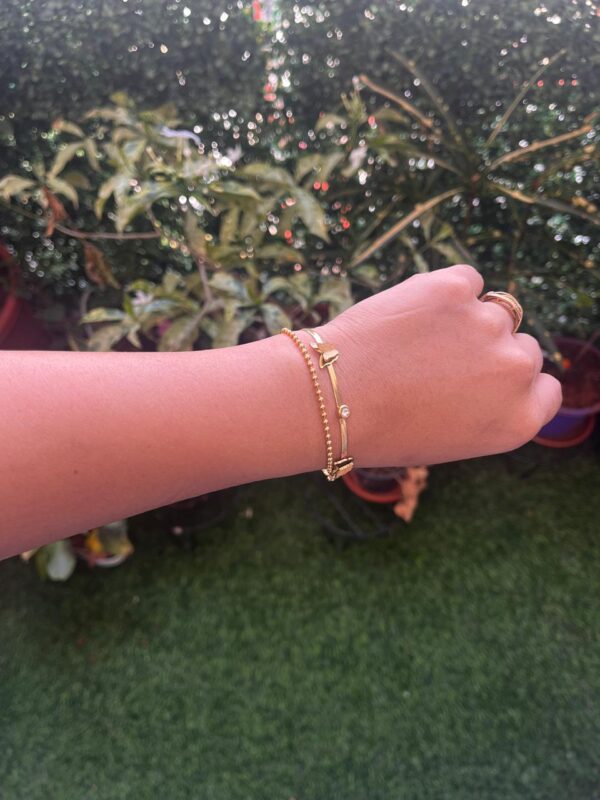 Butterfly Double Layered Bracelet - Image 2