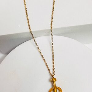 Nail and screw necklace