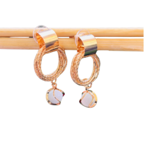 Golden Dangler Earrings