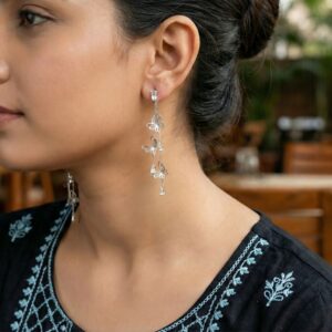 Silver Dangler Earrings