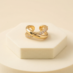 Ear Cuff -Golden Elegant (non-piercing)