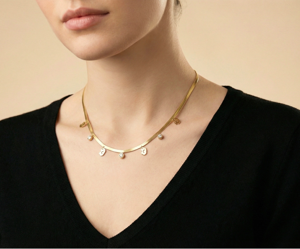 Elephant charm Neck Chain